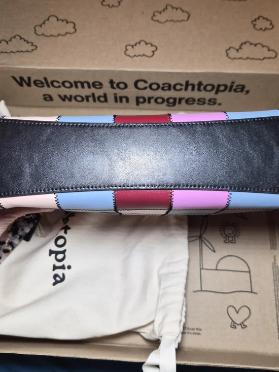 Coachtopia Alter/ego NWT Multi 4 Patchwork Slouchy Shoulder Bag - Picture 4 of 5